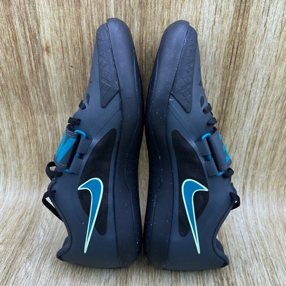 Nike Zoom Rival SD 2 Men's 9.5 Track Field Throwing‎ Shoes Black Blue FZ9665-001